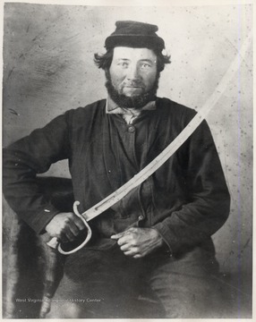 Portrait of an unidentified Civil War veteran.