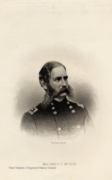 Engraving of Major General C.C. Augur by A. H. Ritchie.