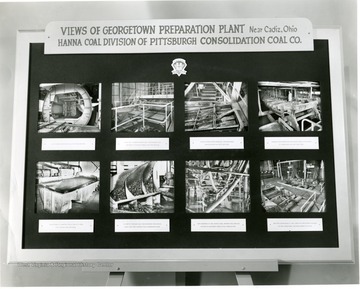 Display of the Georgetown Preparation Plant, near Cadiz, Ohio, Hanna Coal Division of Pittsburgh Consolidation Coal Co. 