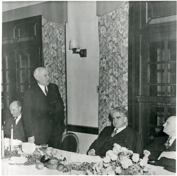 John L. Lewis is seated in this picture.
