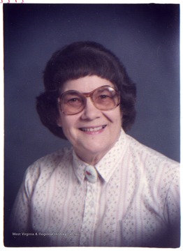 A portrait of Rev. Violet L. Petso, Director of Scott's Run Settlement House, 1964-1978.