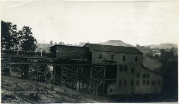 Possibly the tipple of the Hutchinson family mine near Fairmont, W. Va.