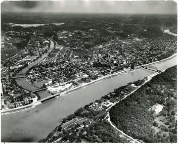 View of Charleston and the Kanawha River.