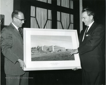 'Architect for the project is Irving Bowman and Associates, Charleston.  The picture was sent to Senator Byrd by the Public Health Service.'