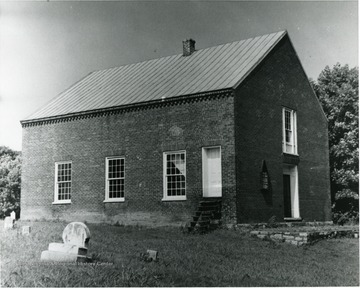 An exterior view of Christ Church in Bunker Hill, Berkeley County.