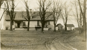 View of the Lee House in Leetown, Jefferson County. 'Now the house of A. B. Hirst.'