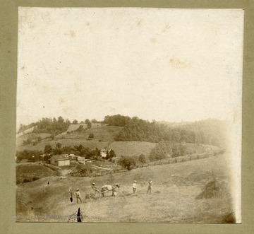 A view of Frank Huffman's farm and house, near Marquess, Preston County, West Virginia.