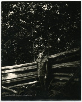 Walter Aegerter in World War I uniform.