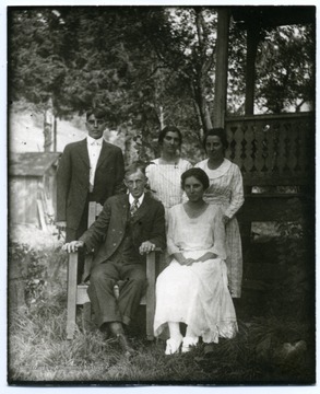John and Ruth Ramsey Marti seated.  Edwin Ramsey and sisters behind.