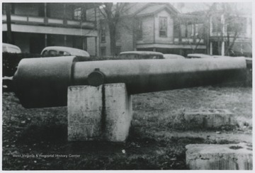 Claimed to weight 16,500 pounds, this cannon is an ancient piece of artillery donated by former Congressman Littlepage. The cannon was used during the Civil War in the southern states and was brought to Hinton from the state of Florida.