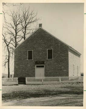 Mt. Zion was organized in 1835. This church was built in 1838.