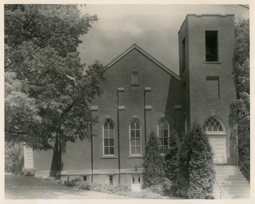 The church was organized in 1795; the present building was built in 1899 and dedicated in 1901.