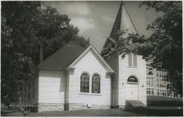 The chapel was built in what was then Williamsport, Virginia, twenty years before West Virginia became a state. The building served as a Methodist Protestant church until the Union of Methodist Churches in 1939. In 1947, the church and its grounds were sold to the Industrial School and was designated the school's institutional chapel. 