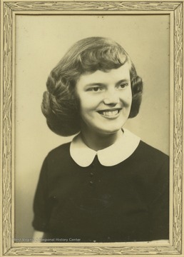 Photo of DeWitt during her years at Terra Alta High School. 