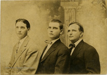 A picture of Joe (L), Tennyson (C), and Troy Hatfield (R).
